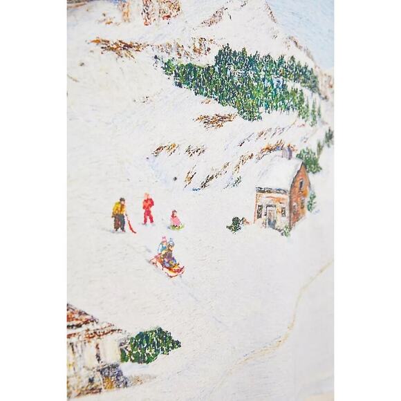 NWT Corey Lynn Calter Wonderland Midi Skirt Size XS Blue Anthropologie Preppy - Picture 4 of 16